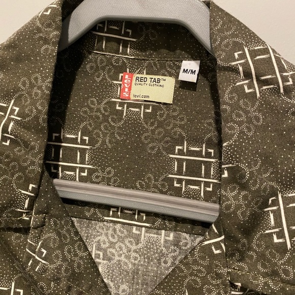 🤡BOGO🤡 LEVI’S Red Label 100% Cotton Button Up Surf Shirt - Mens M - Picture 2 of 8